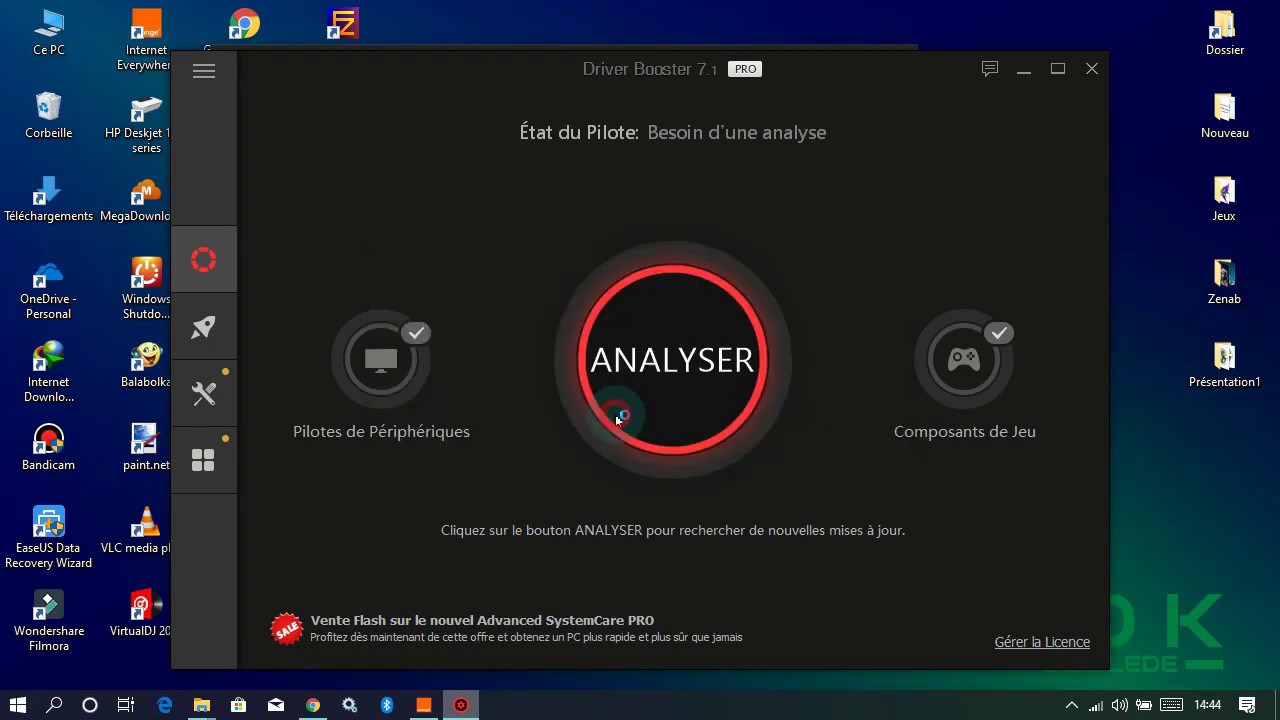 driver booster 7.1 pro key